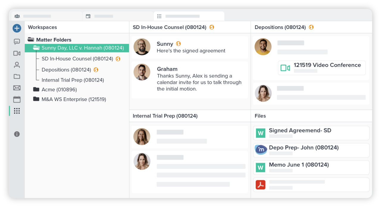 Workspace on Workstorm